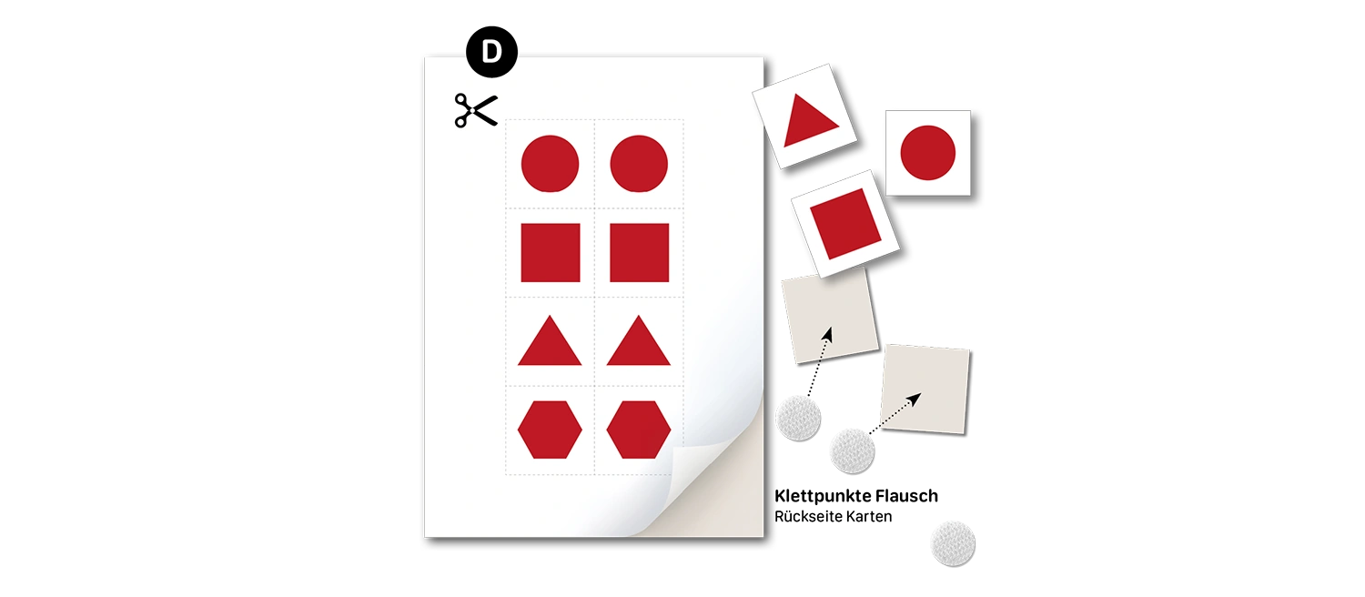 Bastelanleitung Spielkarten für Aufgabenmappen